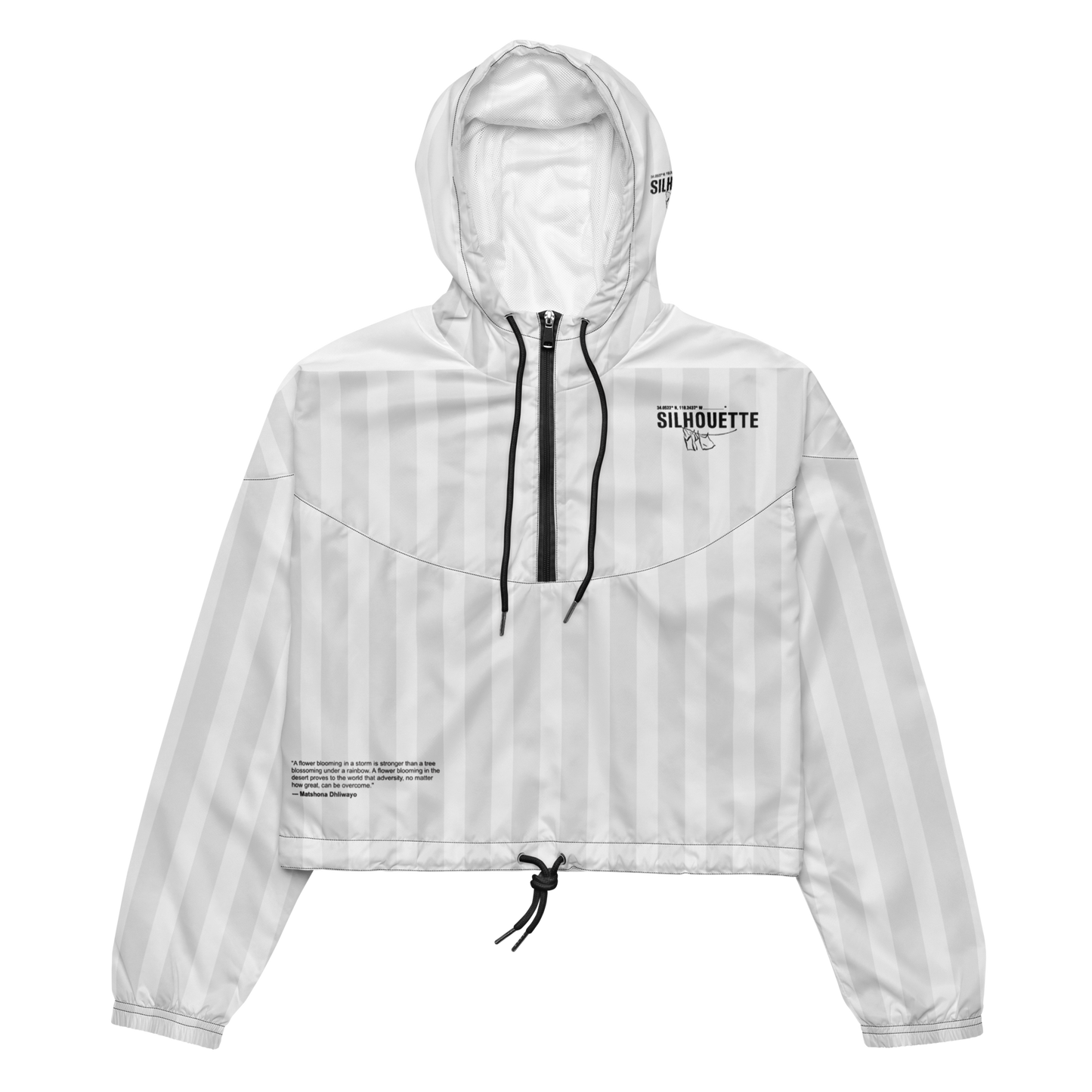 women’s bloom cropped windbreaker