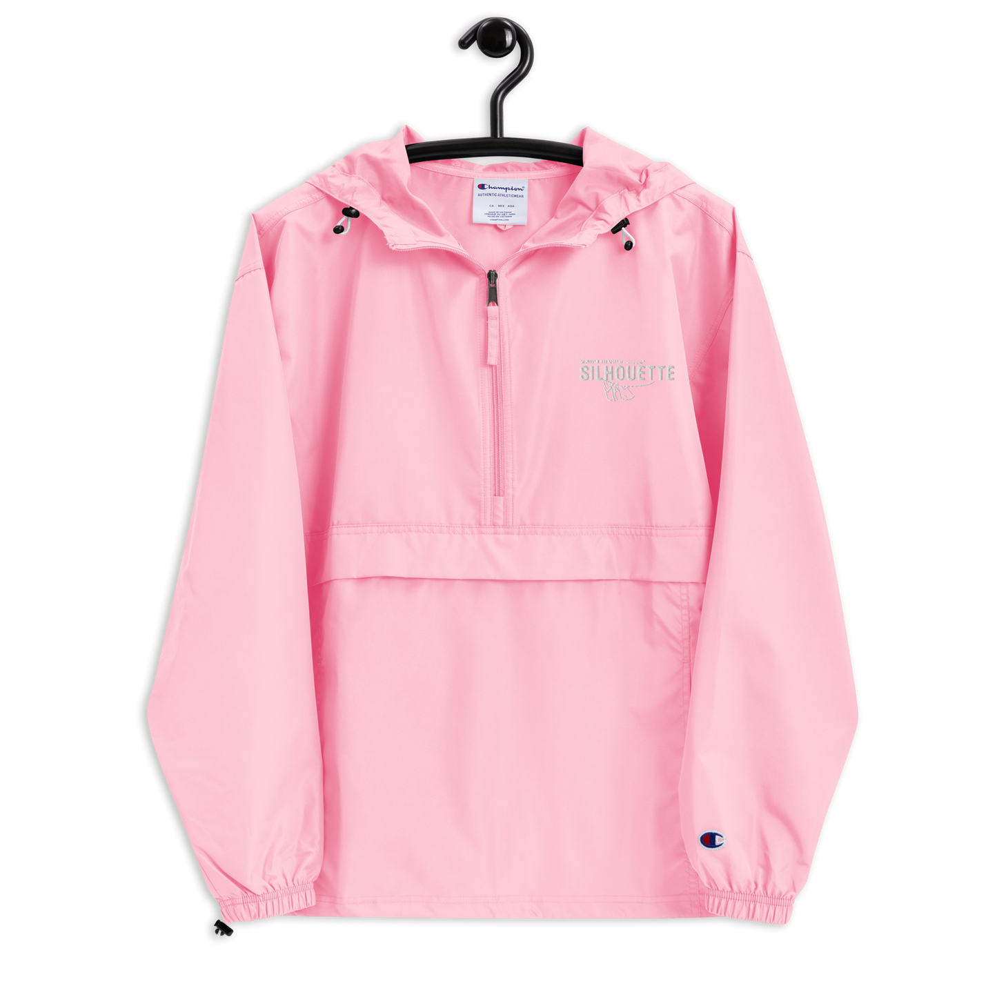 embroidered champion packable jacket