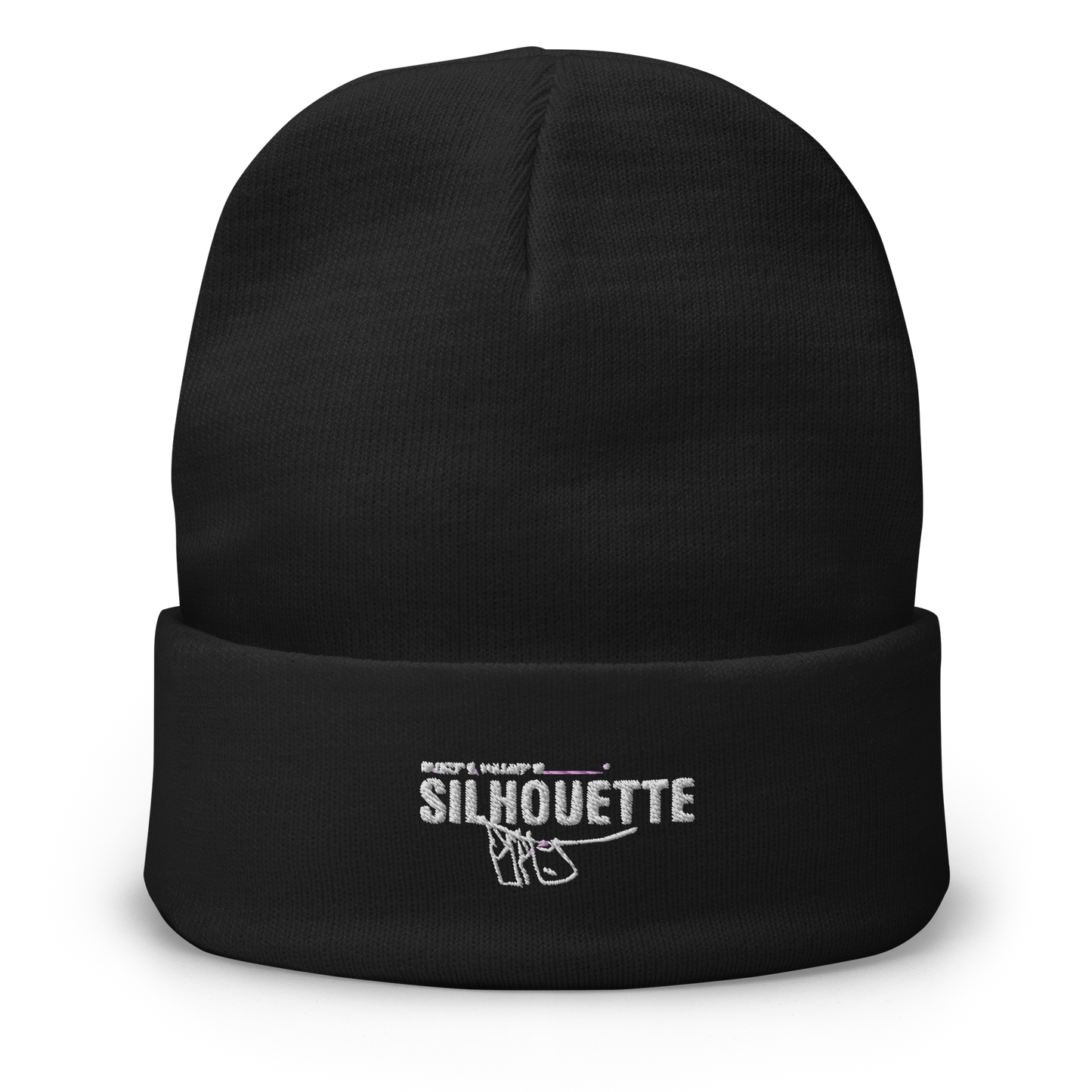 silhouette original embroidered beanie