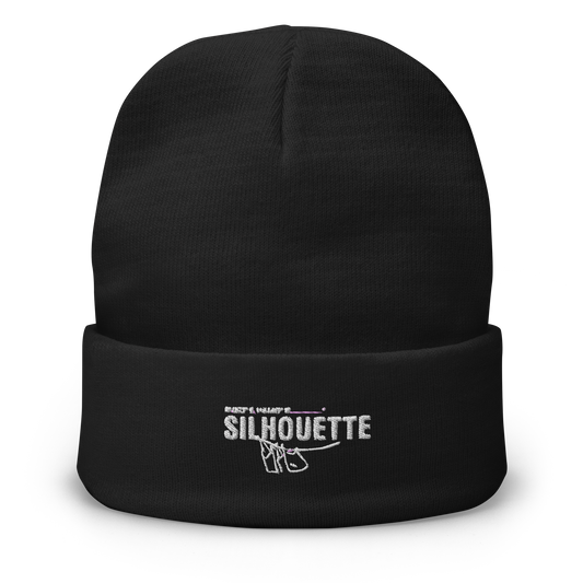 silhouette original embroidered beanie