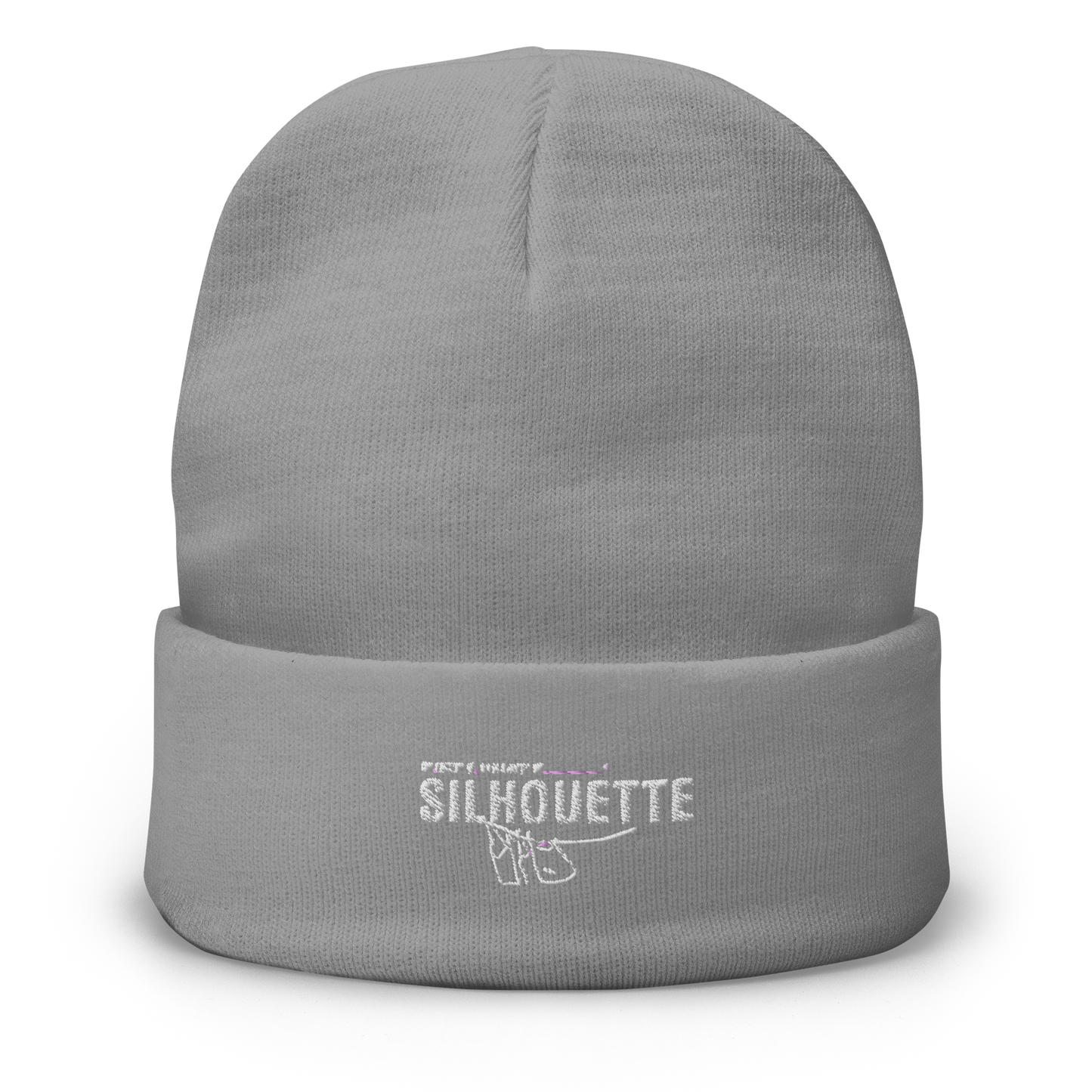 silhouette original embroidered beanie