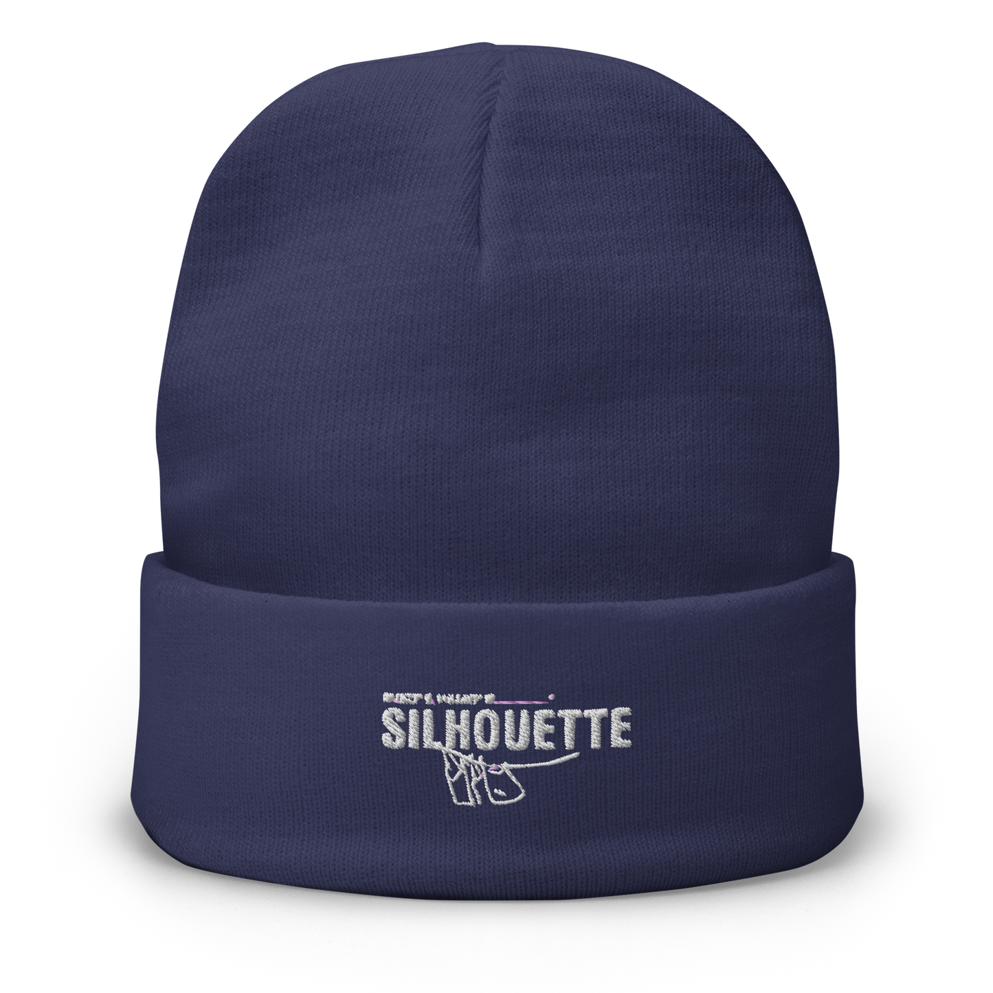 silhouette original embroidered beanie