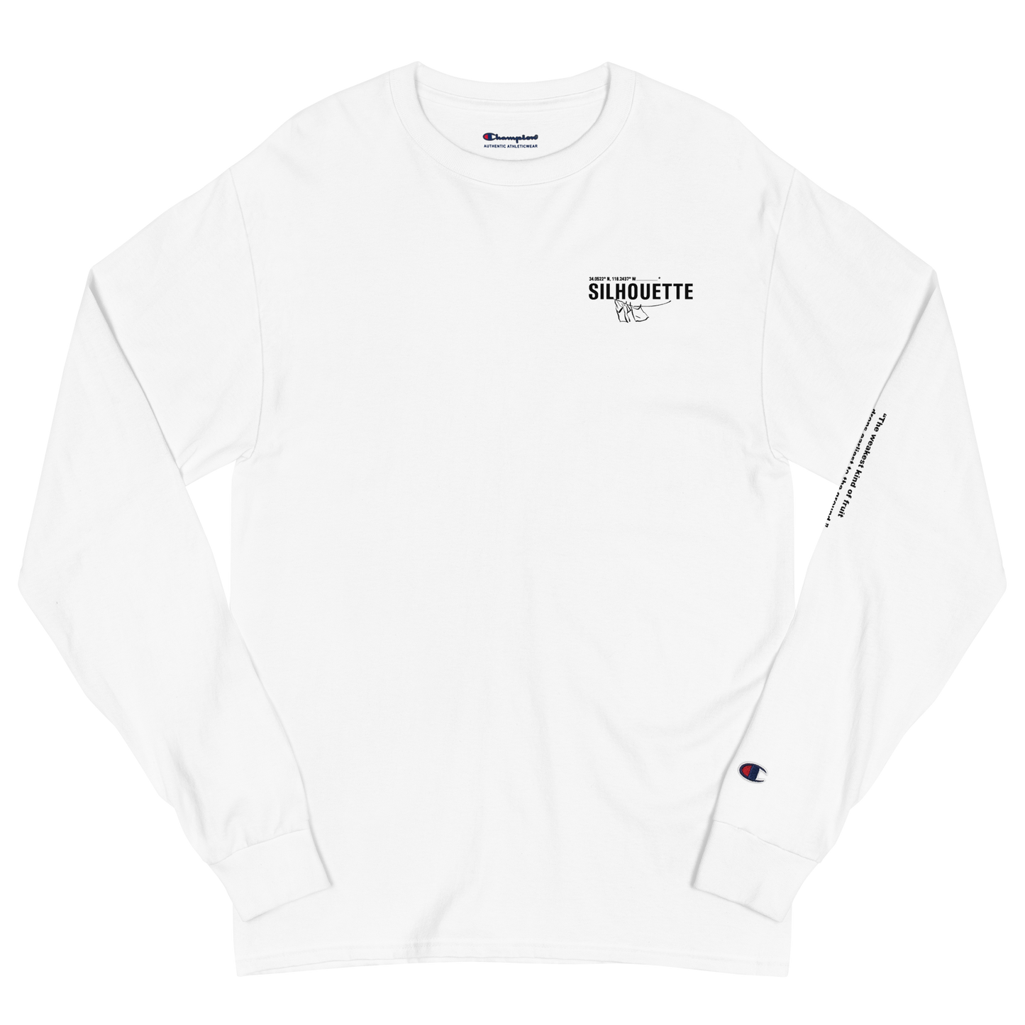 men's fruit for thought champion long sleeve t-shirt