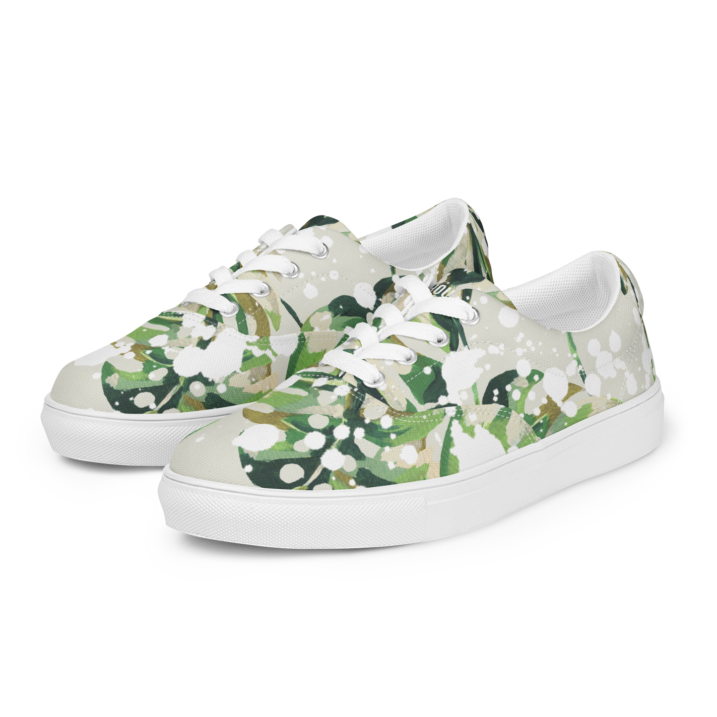 men’s splatter plant lace-up shoe