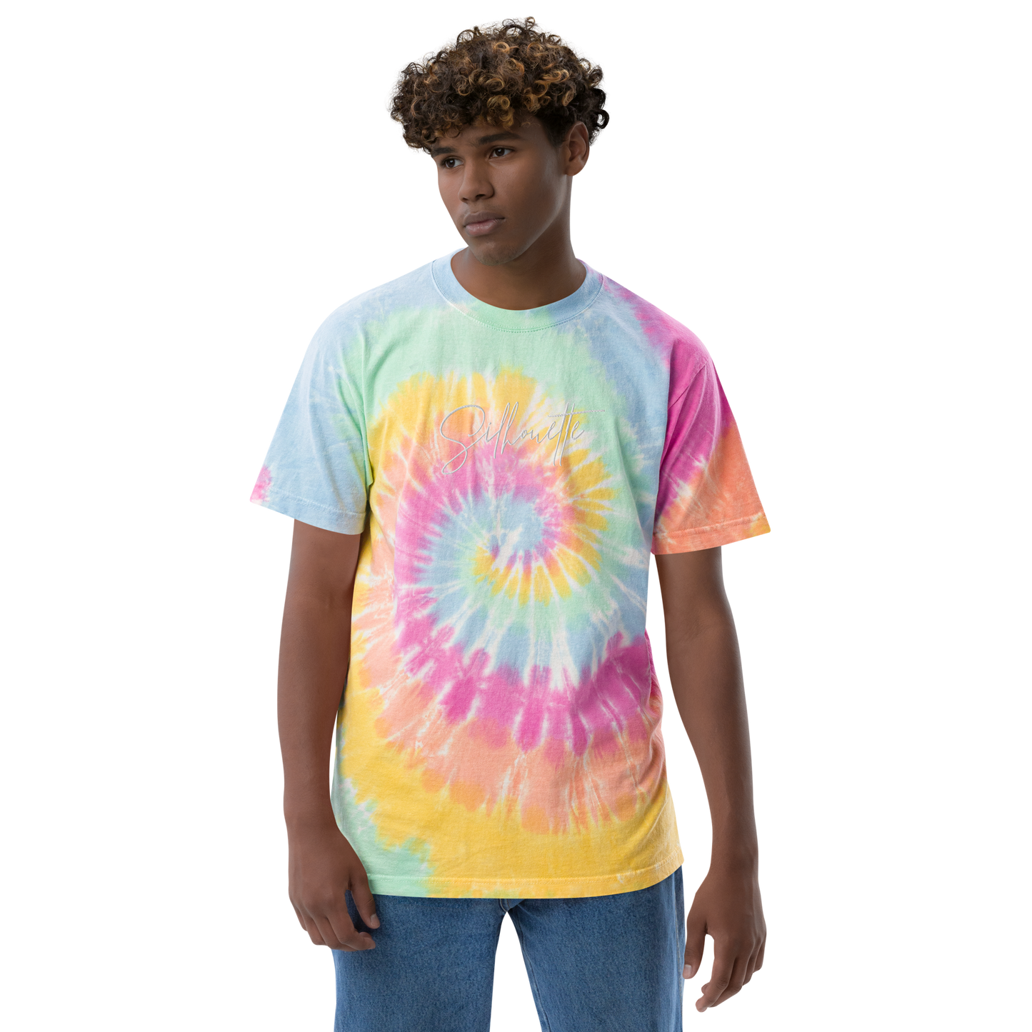 oversized tie-dye t-shirt