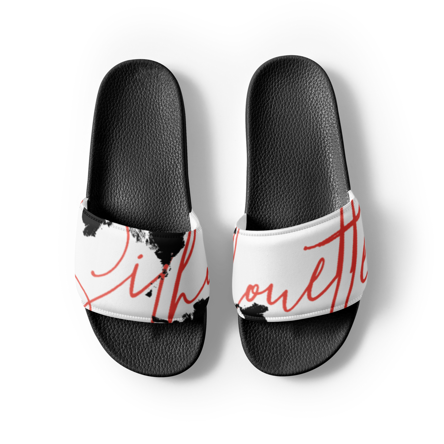 women's cursive slides